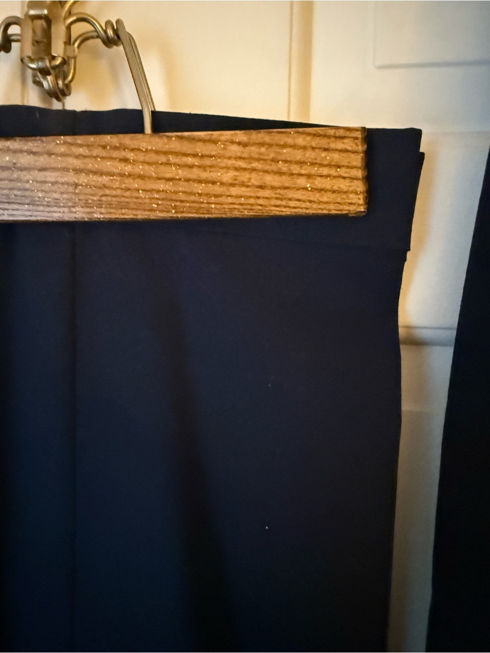 Talbots Navy Straight Pants Suit- Deep Navy